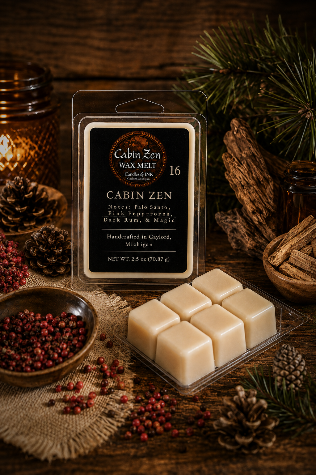 Cabin Zen Wax Melt Buy 3 Get 1 Free
