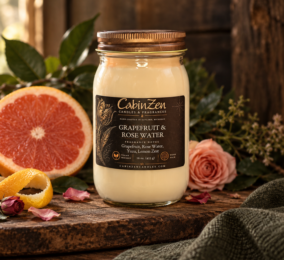 Grapefruit & Rose Water