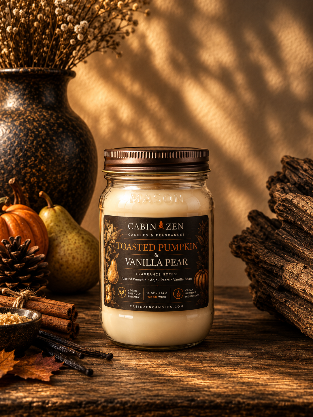 Toasted Pumpkin & Vanilla Pear (Restock Soon!)