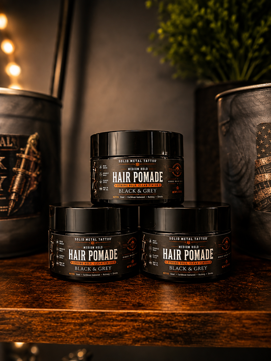 Black & Grey Hair Pomade