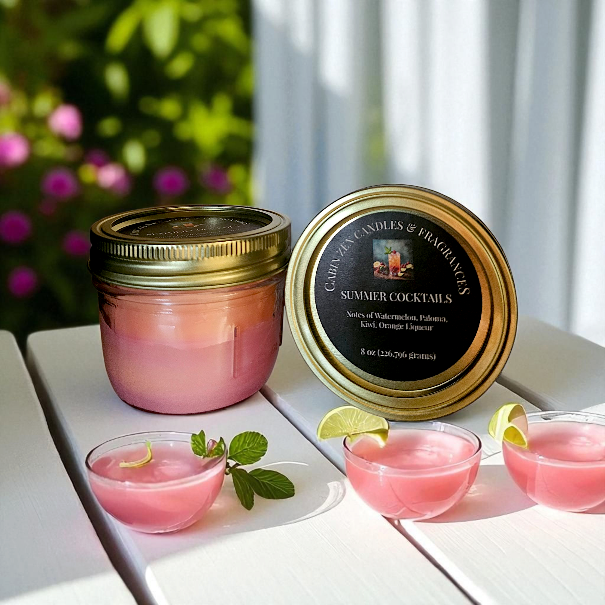 Mason Jar Candle 8oz.