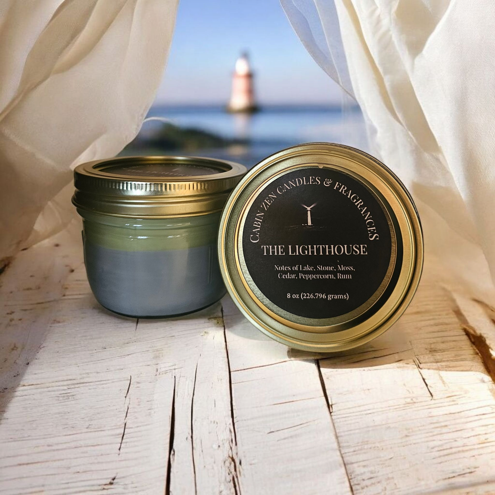 Mason Jar Candle 8oz.