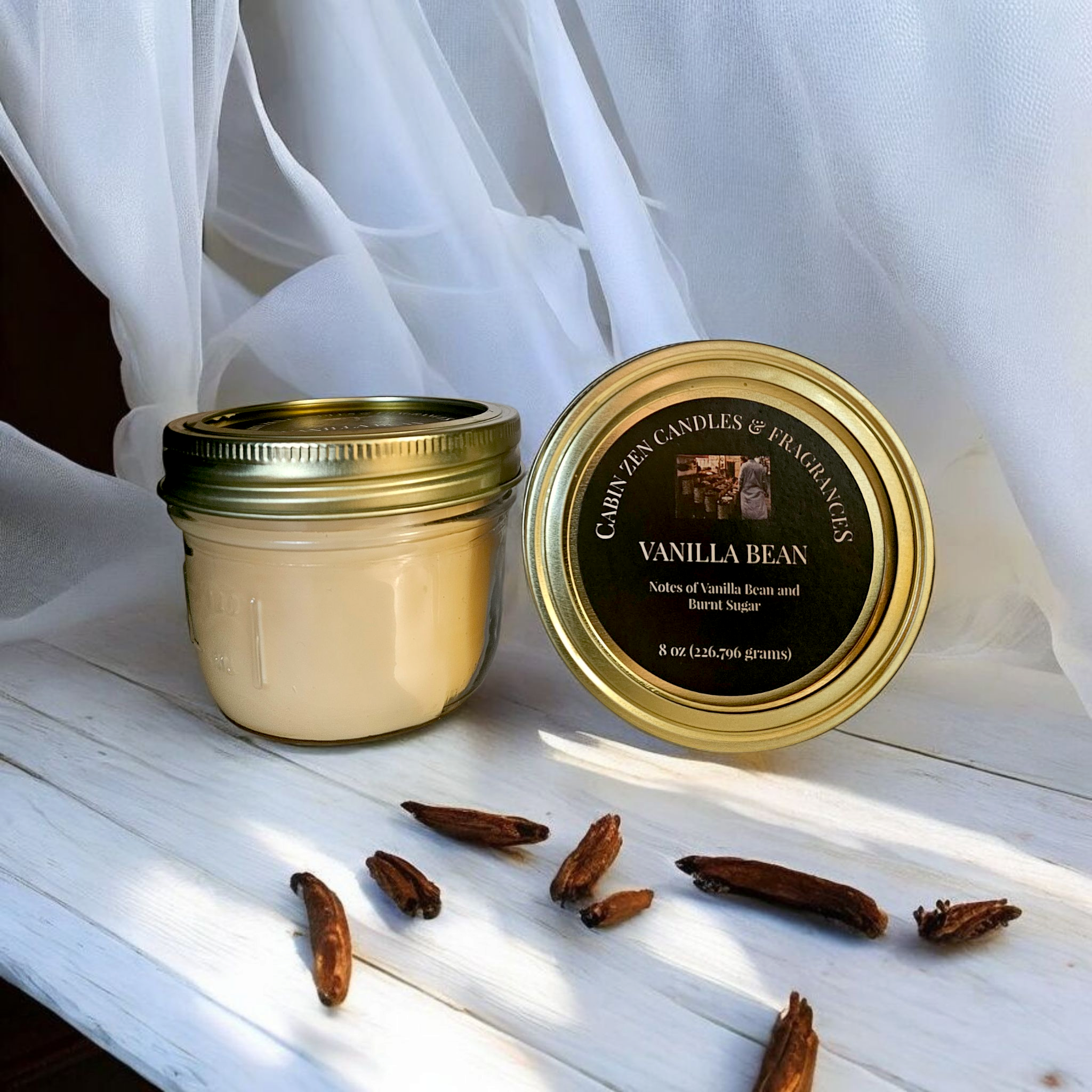 Mason Jar Candle 8oz.