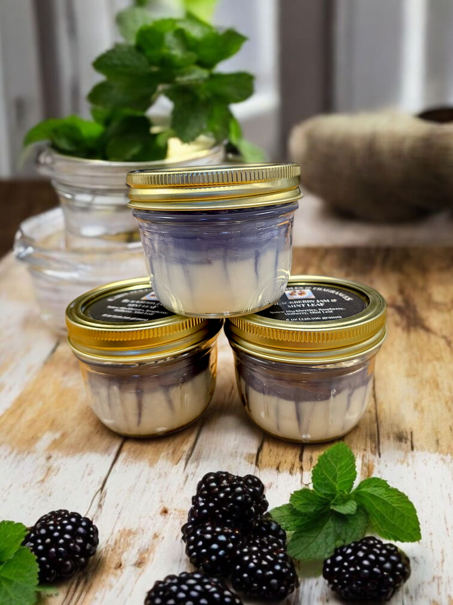 Mason Jar Candle 8oz.