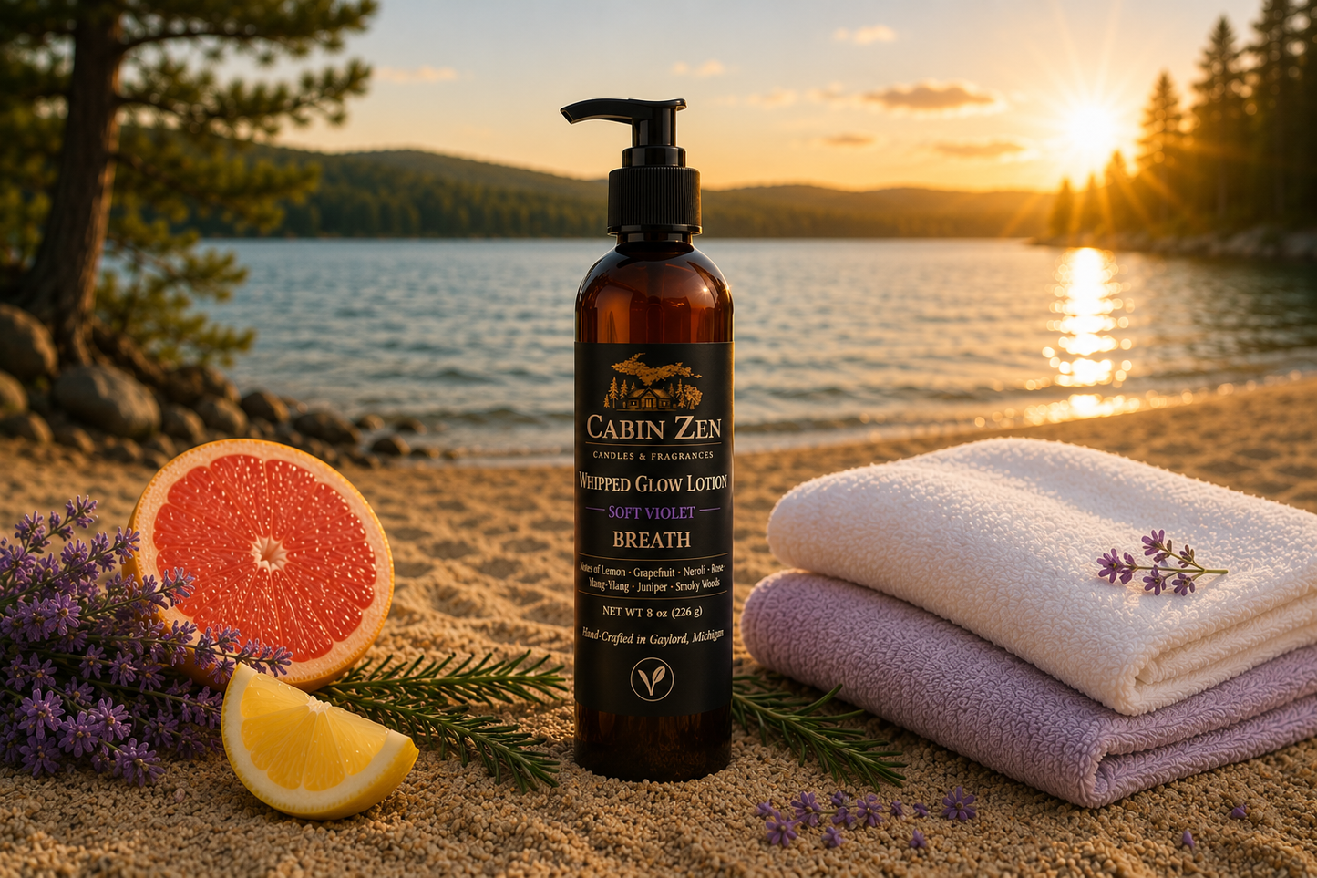 Breath 8 oz Glow Lotion