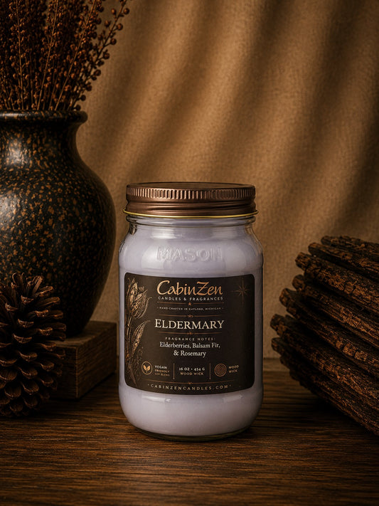 ElderMary 16 oz Wood Wick