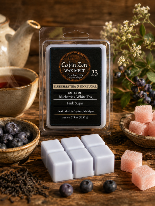 Blueberry Tea & Pink Sugar Wax Melt