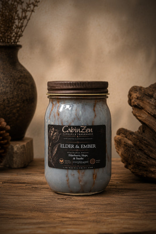 Elder & Ember 16 oz Wood Wick