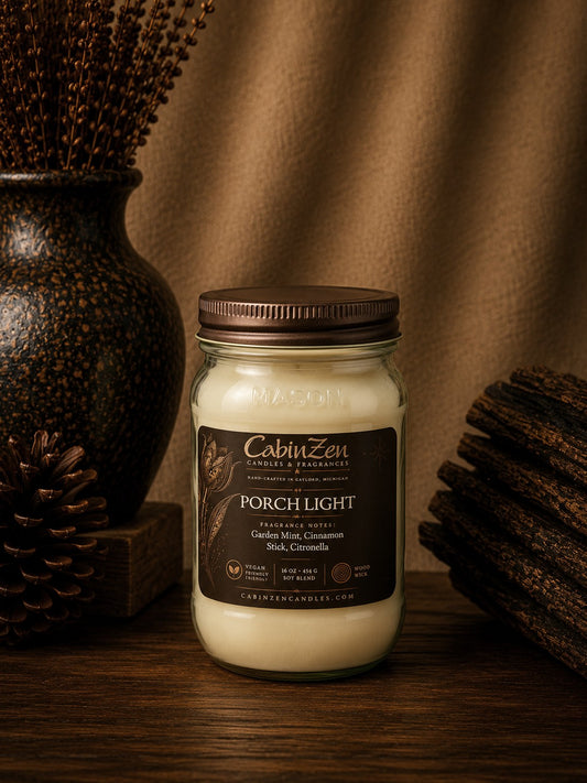 Porch Light 16 oz Wood Wick
