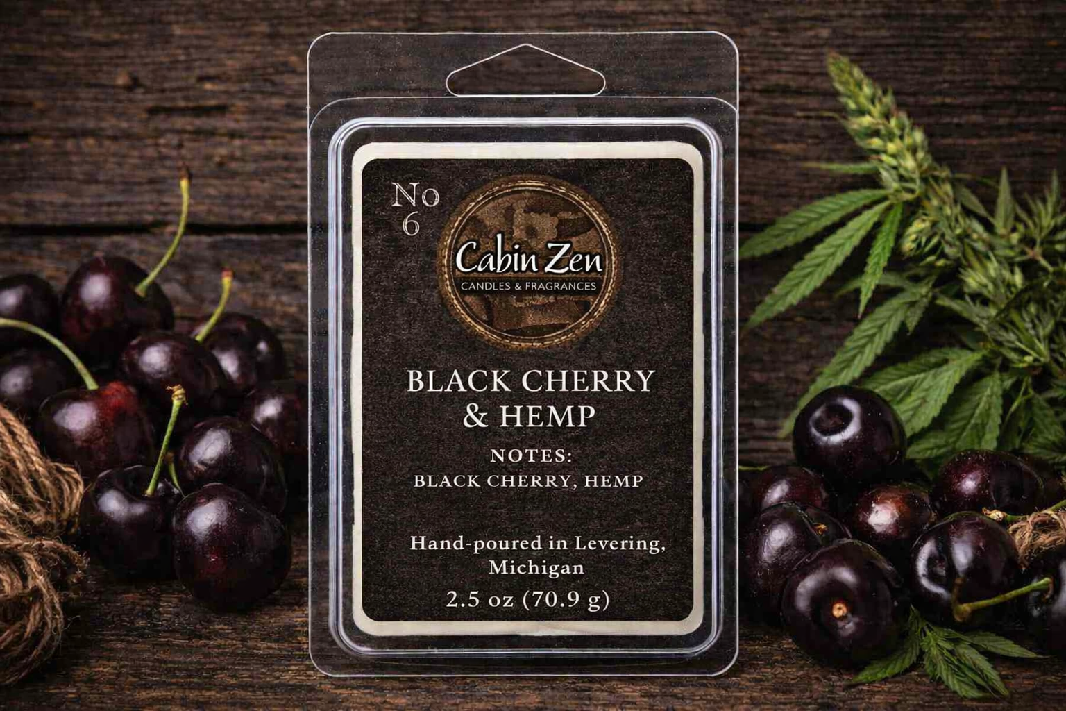 Black Cherry & Hemp Wax Melt