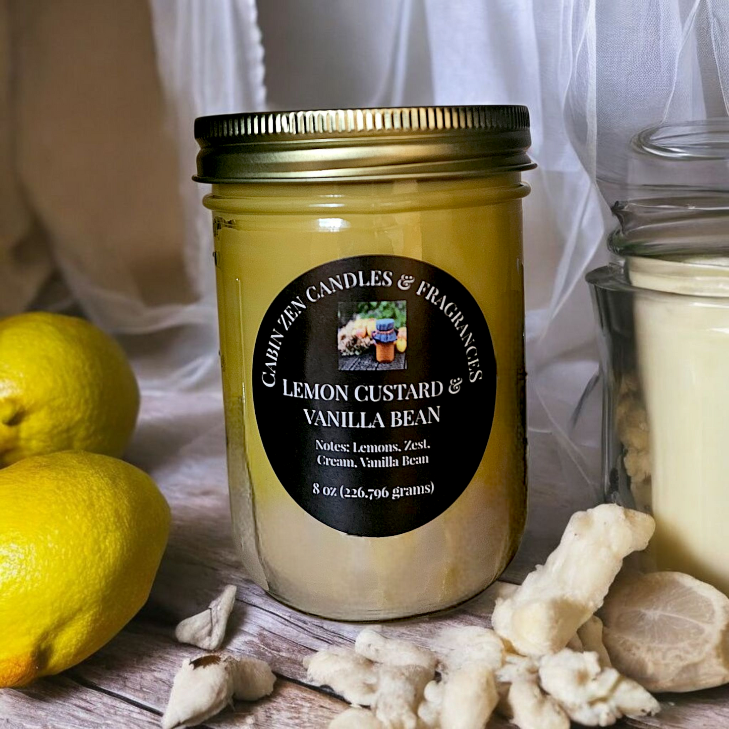 Mason Jar Candle 8oz.