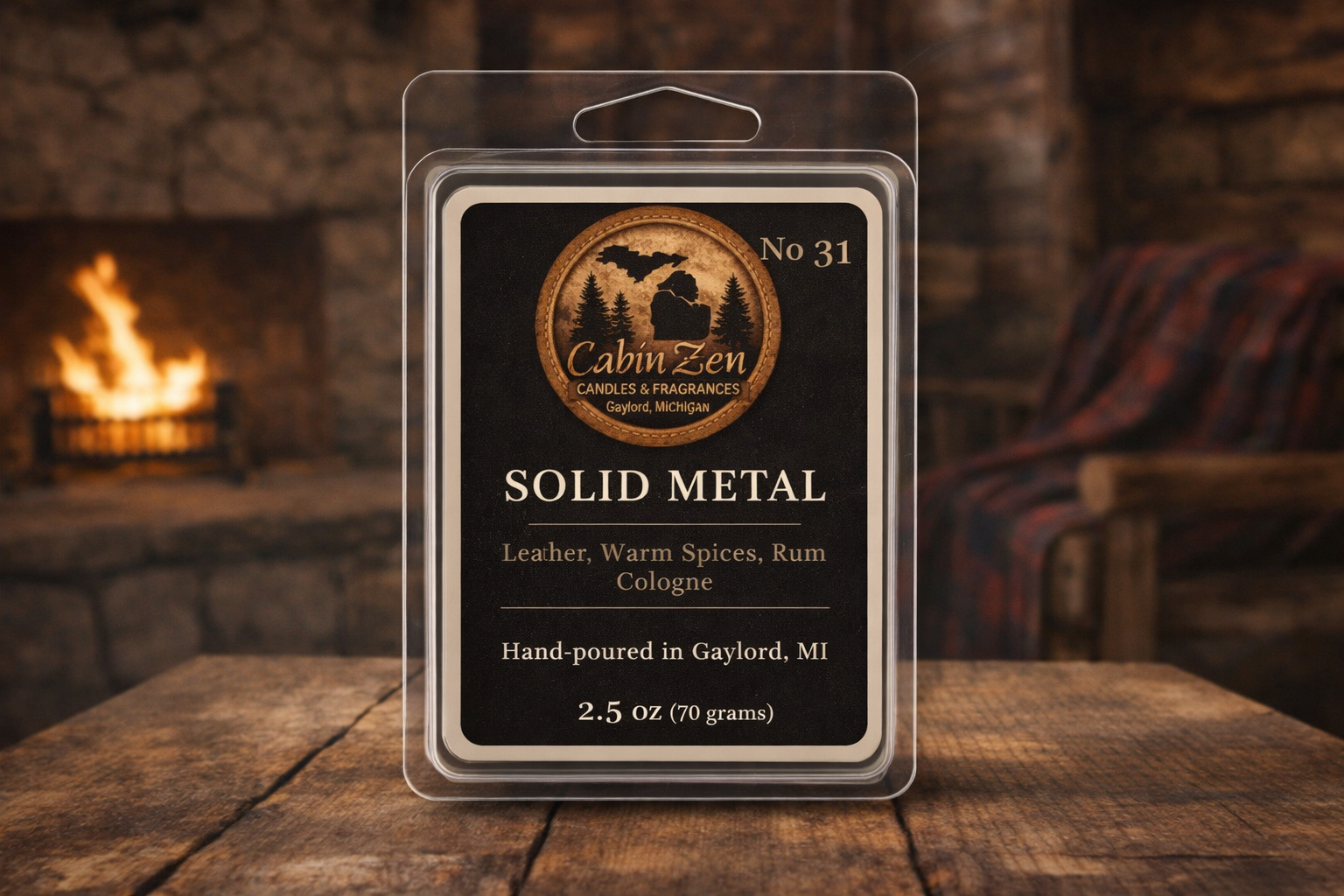Solid Metal Wax Melt