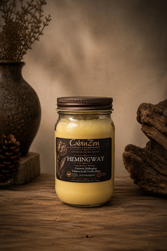 Hemingway 16 oz Wood Wick