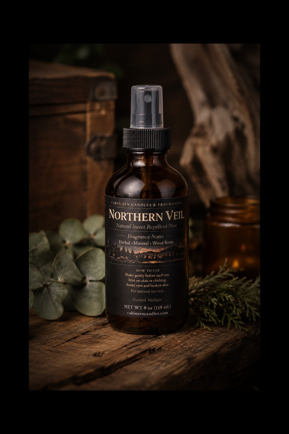 Northern Veil botanical insect repellent fragrance mist
