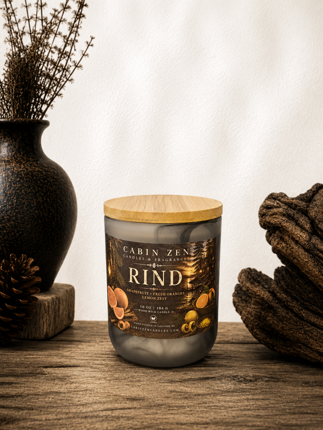 Rind 10 oz. Wood Wick