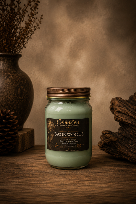 Sage Woods 16 oz Wood Wick