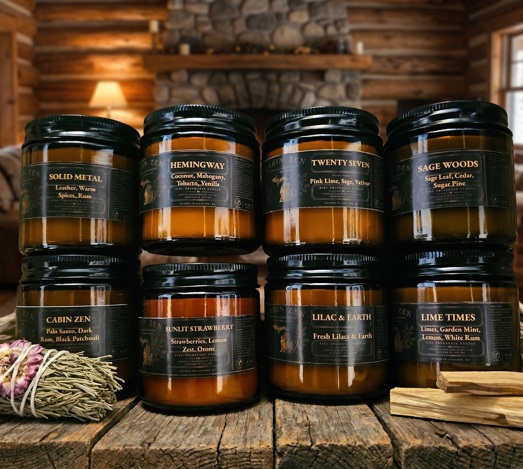 Cabin Zen 4 oz. Variety Set