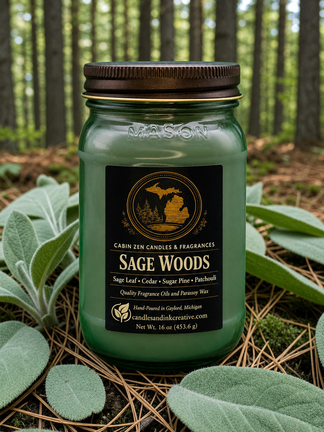 Sage Woods 16 oz.