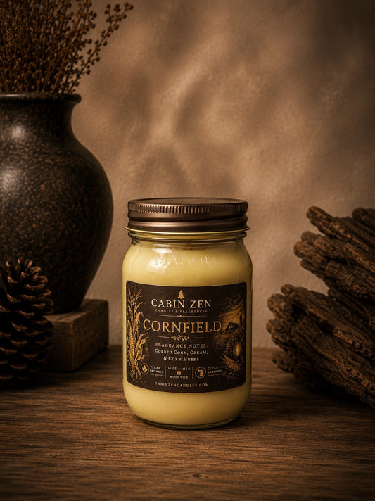 Cornfield 16 oz Wood Wick