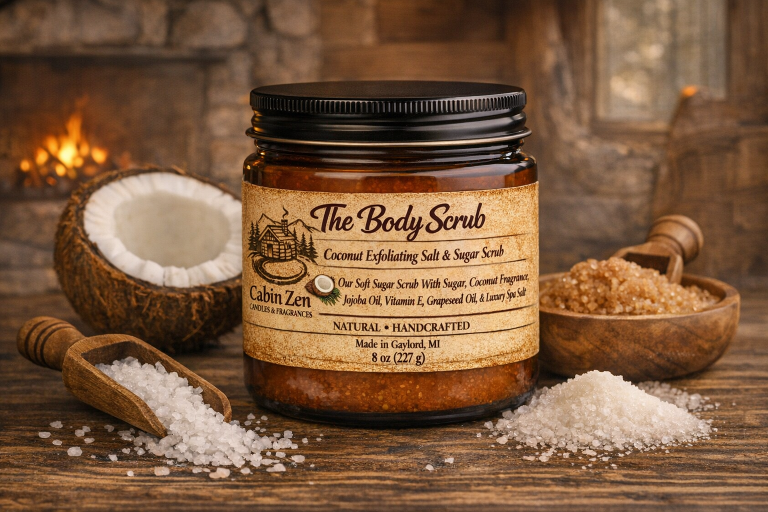 Coconut Soft Coarse Body Scrub