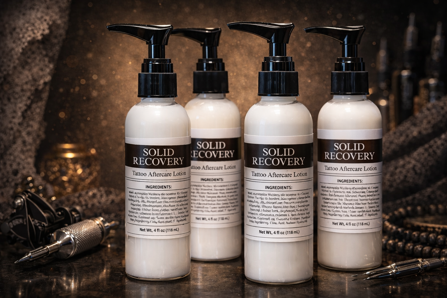 Solid Recovery Aftercare Lotion 1.5, 4 & 8 oz.