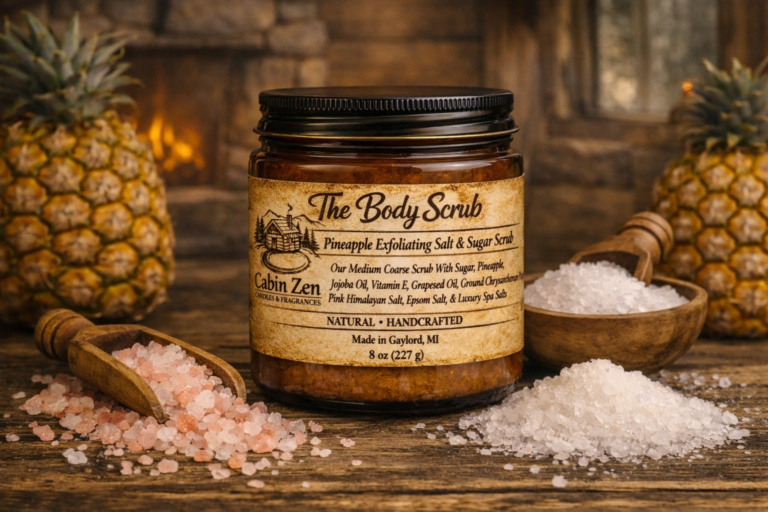 Pineapple Medium Coarse Body Scrub