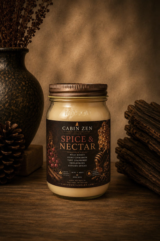 Spice & Nectar 16 oz Wood Wick