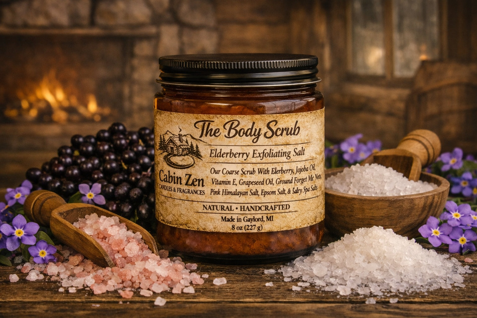 Elderberry Coarse Body Scrub