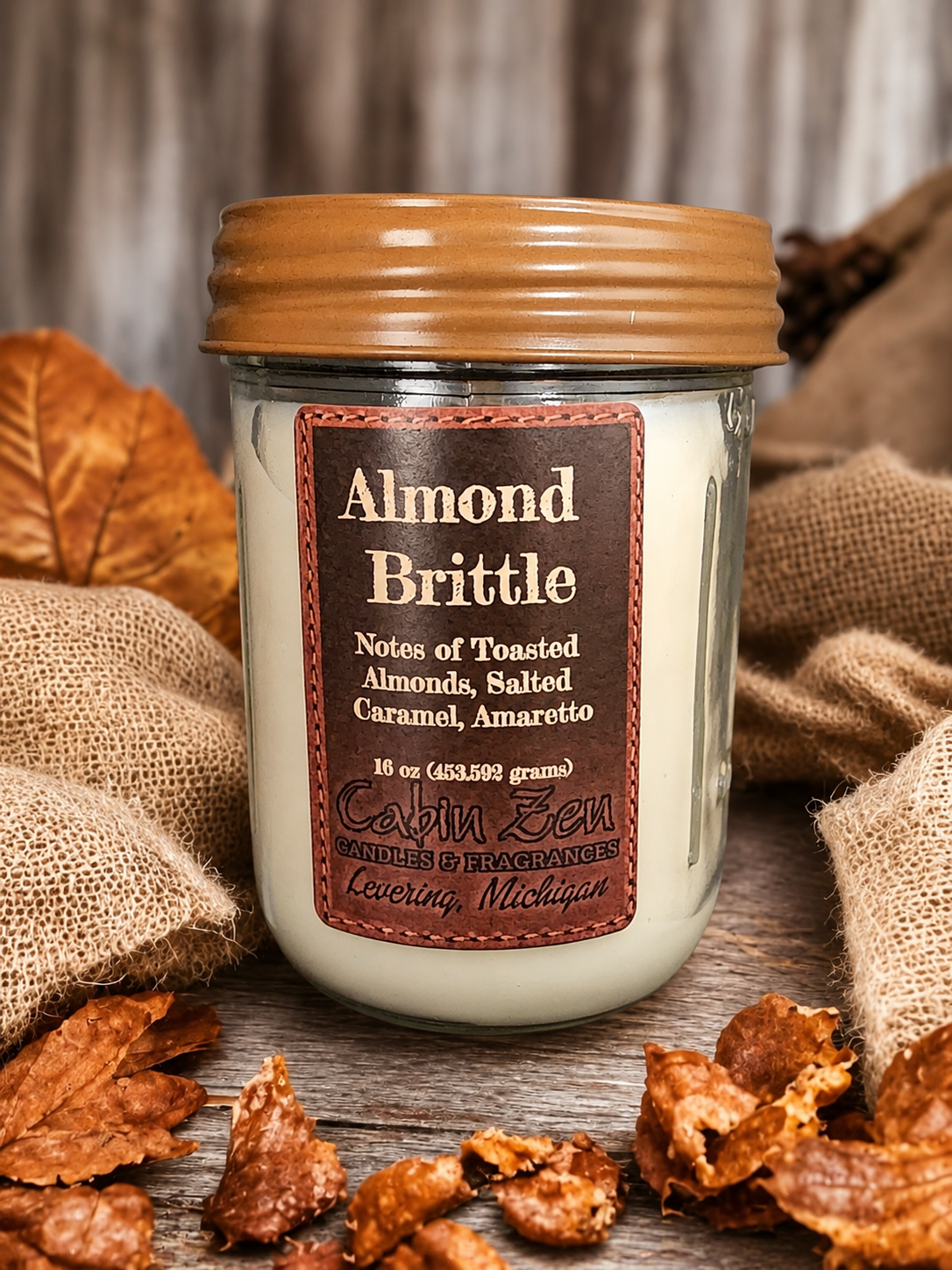 Almond Brittle 16 oz.